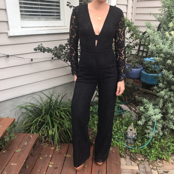 Diane von Furstenberg Pants - NWT Diane von Furstenberg Kyara Lace Jumpsuit
